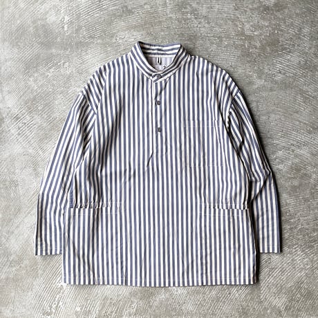 トップス 2021SS Silk Linen Stripe Fatigue Shirt 2021SS Silk Linen Stripe Fatigue Shirt SHOPMINATO｜TAKEOFF商店