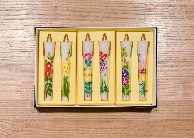 絵ろうそく6本入り | 磯部ろうそく店オンラインショップ｜STORES店