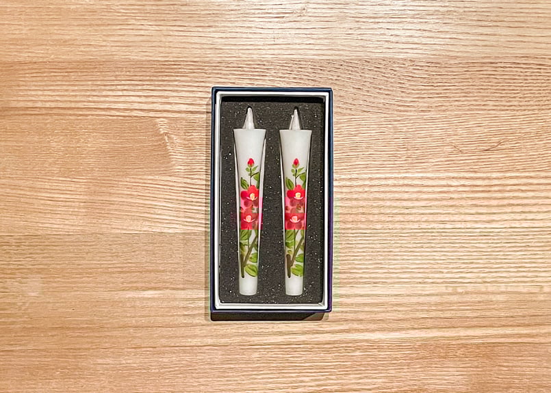 絵ろうそく2本入り | 磯部ろうそく店オンラインショップ｜STORES店