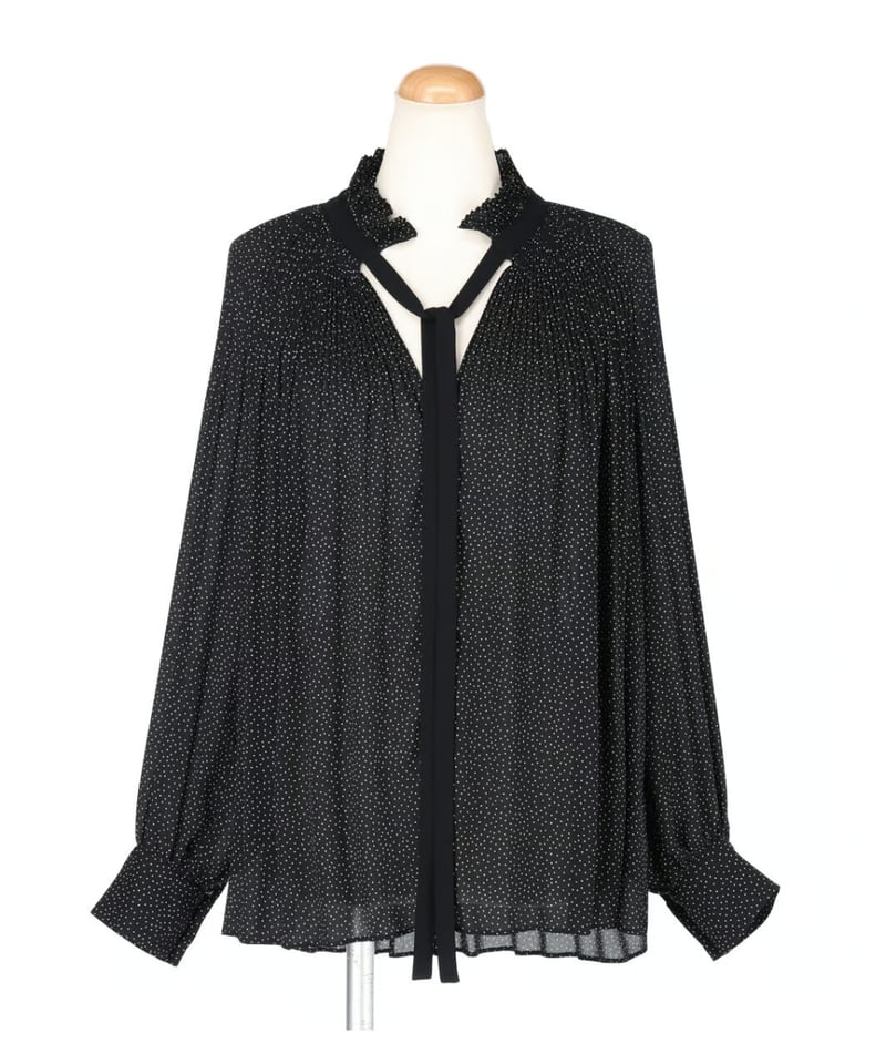 RESTOCK] Pleated Frill Blouse | L'UNE