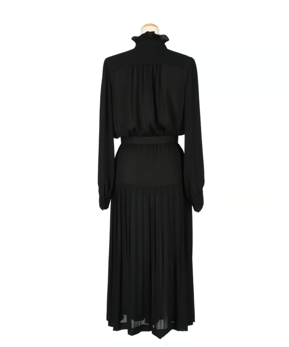 L'Or Youryu Pleats Dress/Black