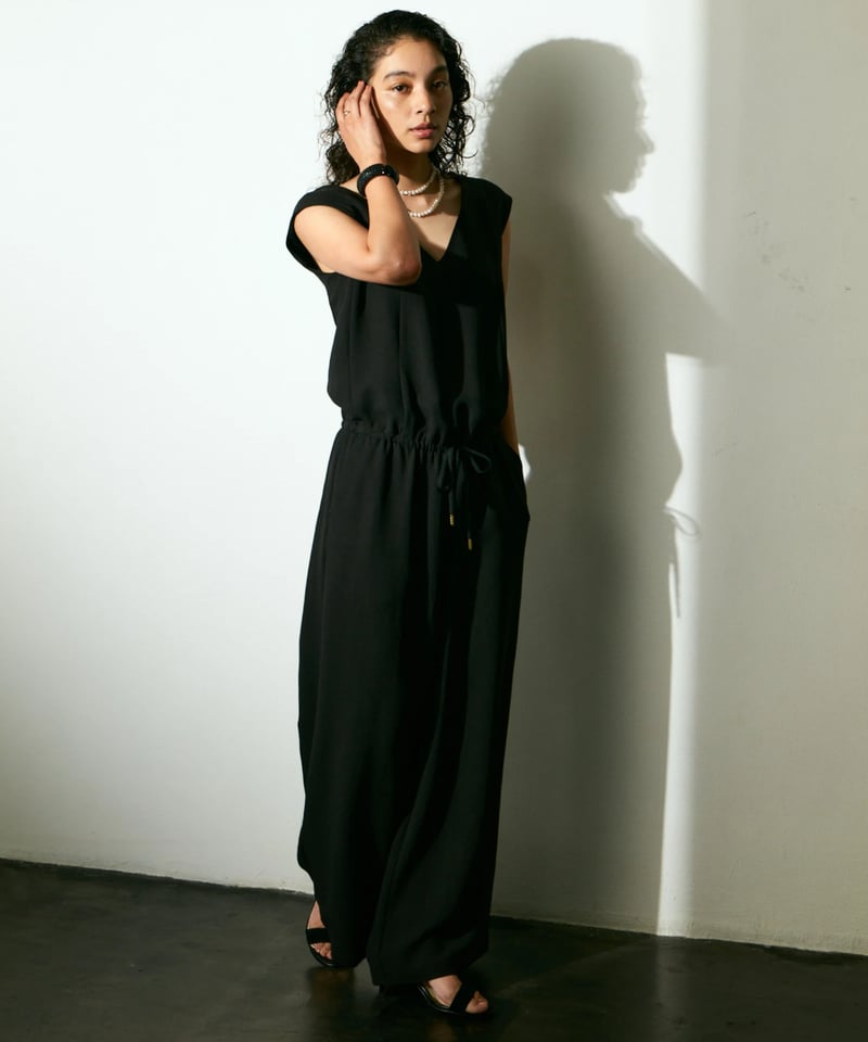 V Neck Drawstring All in one | L 