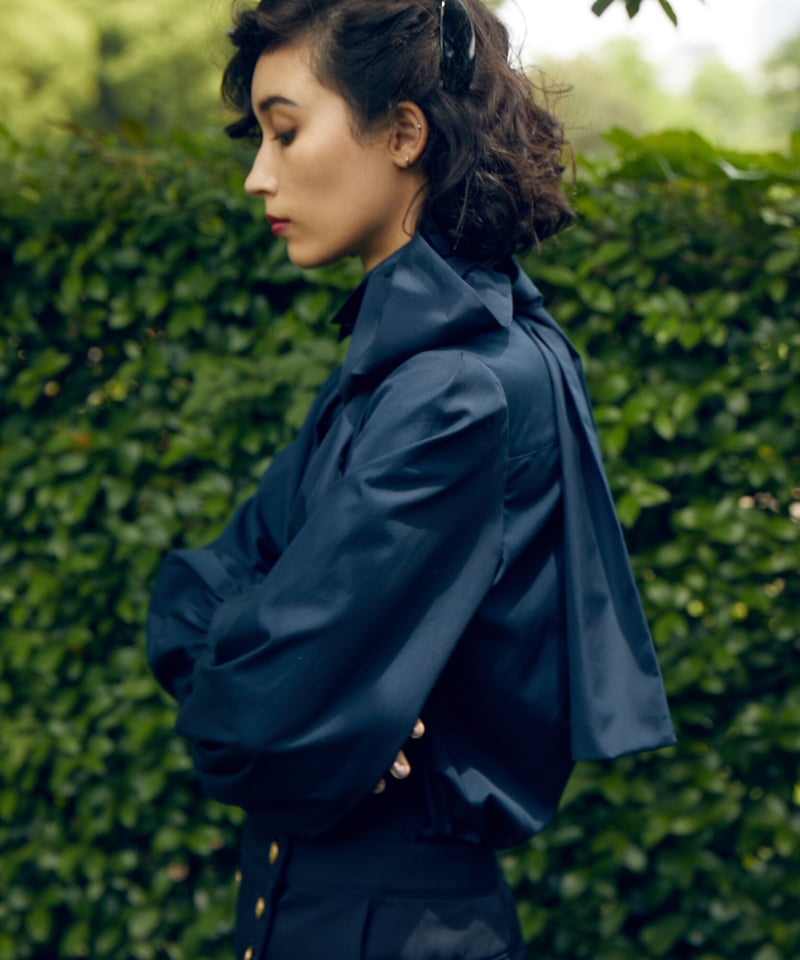 数量は多 Cotton L'UNE | bow with Shirts Gathered パンツ
