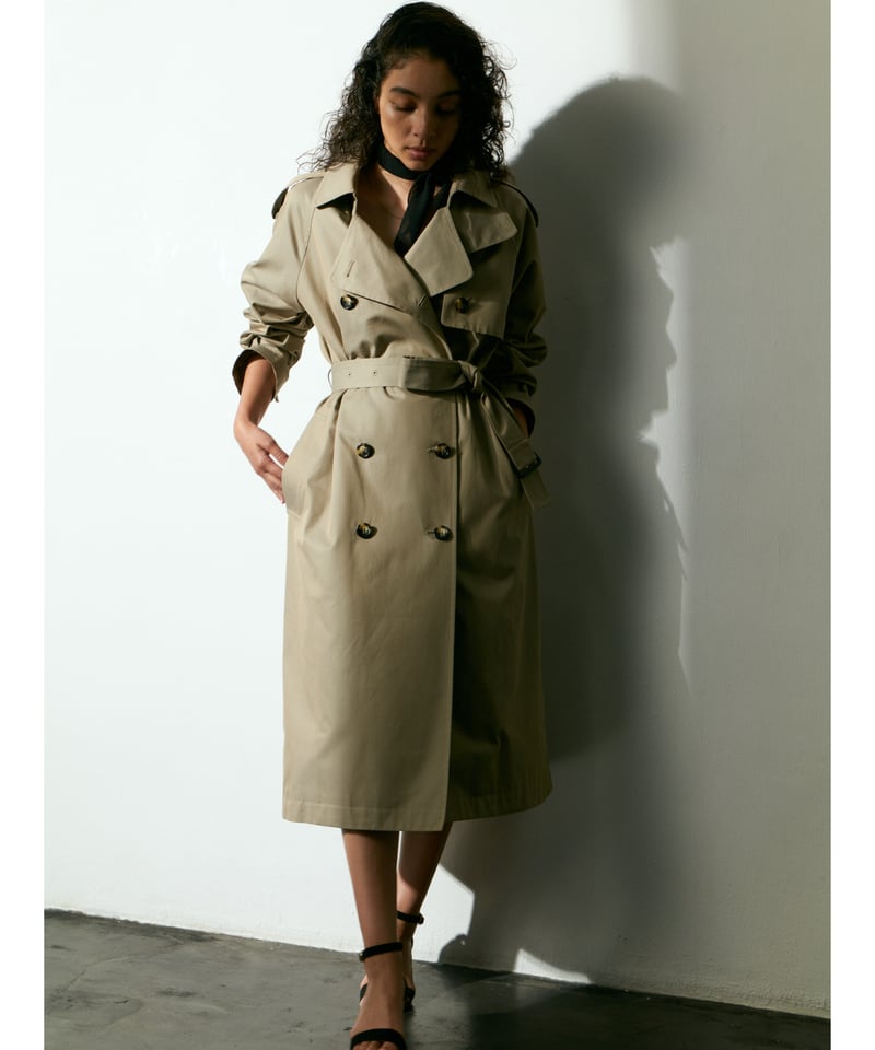 RESTOCK] Trench Coat Water-repellent Under Kn 