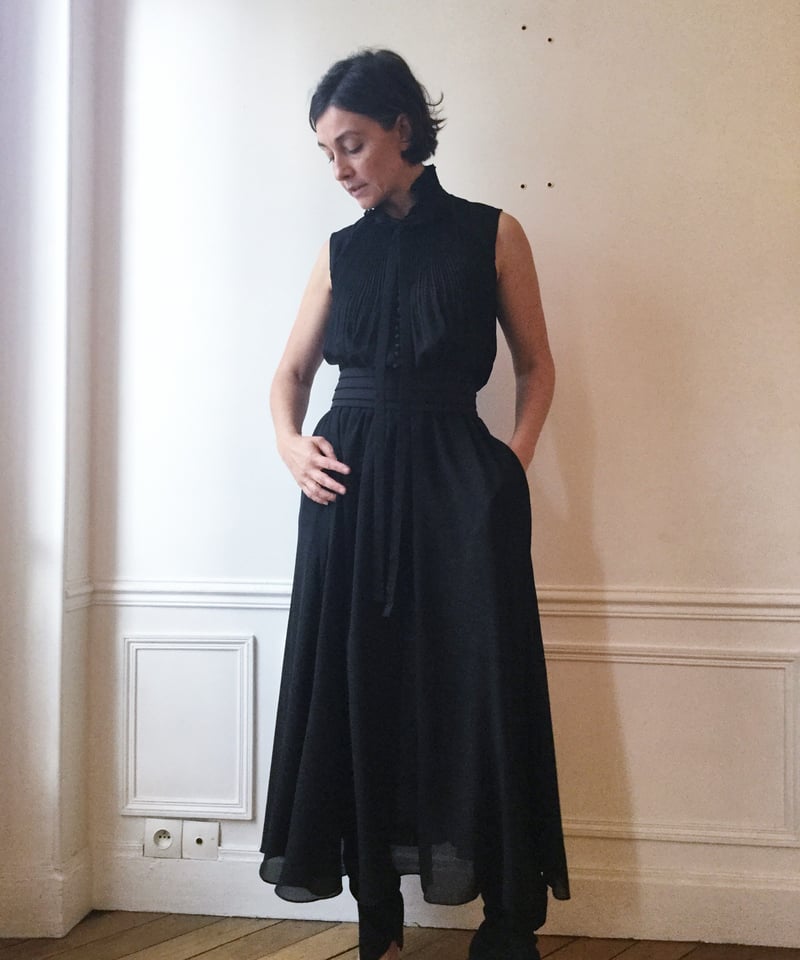 スーツ・フォーマル・ドレス Frill vest pencil dress et.UNiVER（エトユニベール）の「Frill vest pencil dress