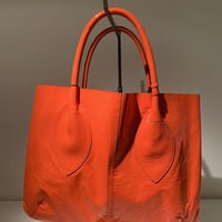 エナメルトートバッグ（Orange)