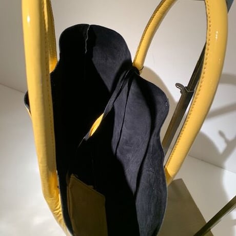 エナメルトートバッグ（Orange)