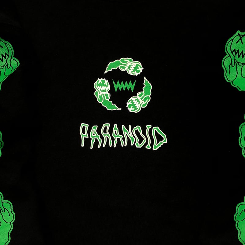 PARANOIDスウェット:BLACK | _ylid_official