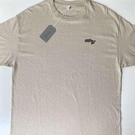 Fishing Club Tシャツ (LIFE×ENDS and MEANSコラボレーションシャツ) ホワイト、ベージュM,L,XL