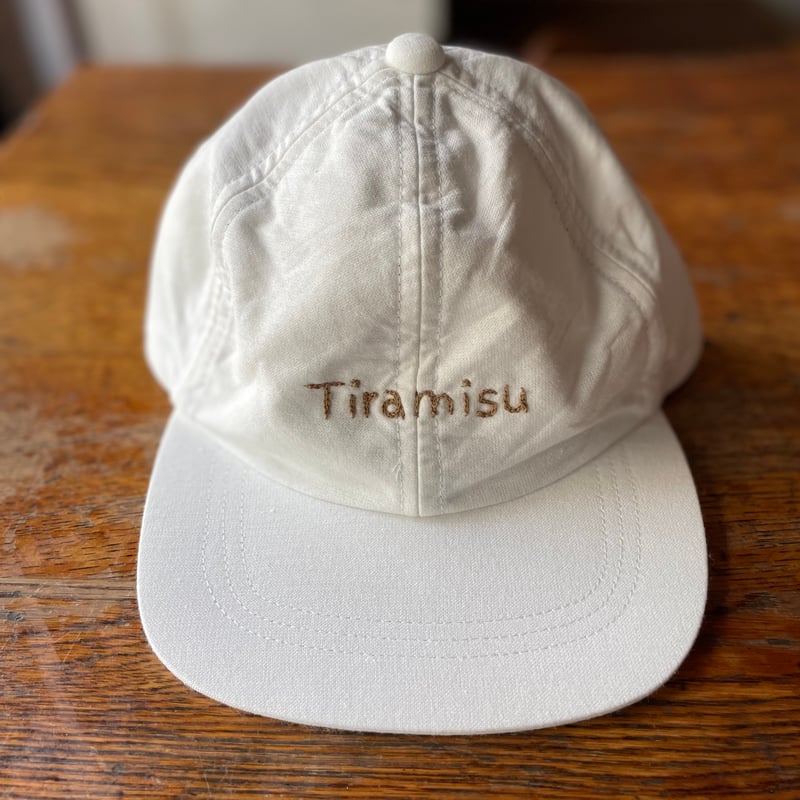 Tiramisu Cap / WHITE オリジナルキャップ 白 サイズフリー | LIFE