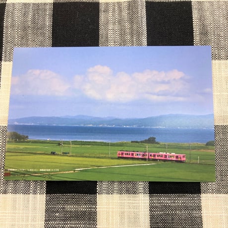 ポストカード『宍道湖とご縁電車しまねっこ号Ⅱ』