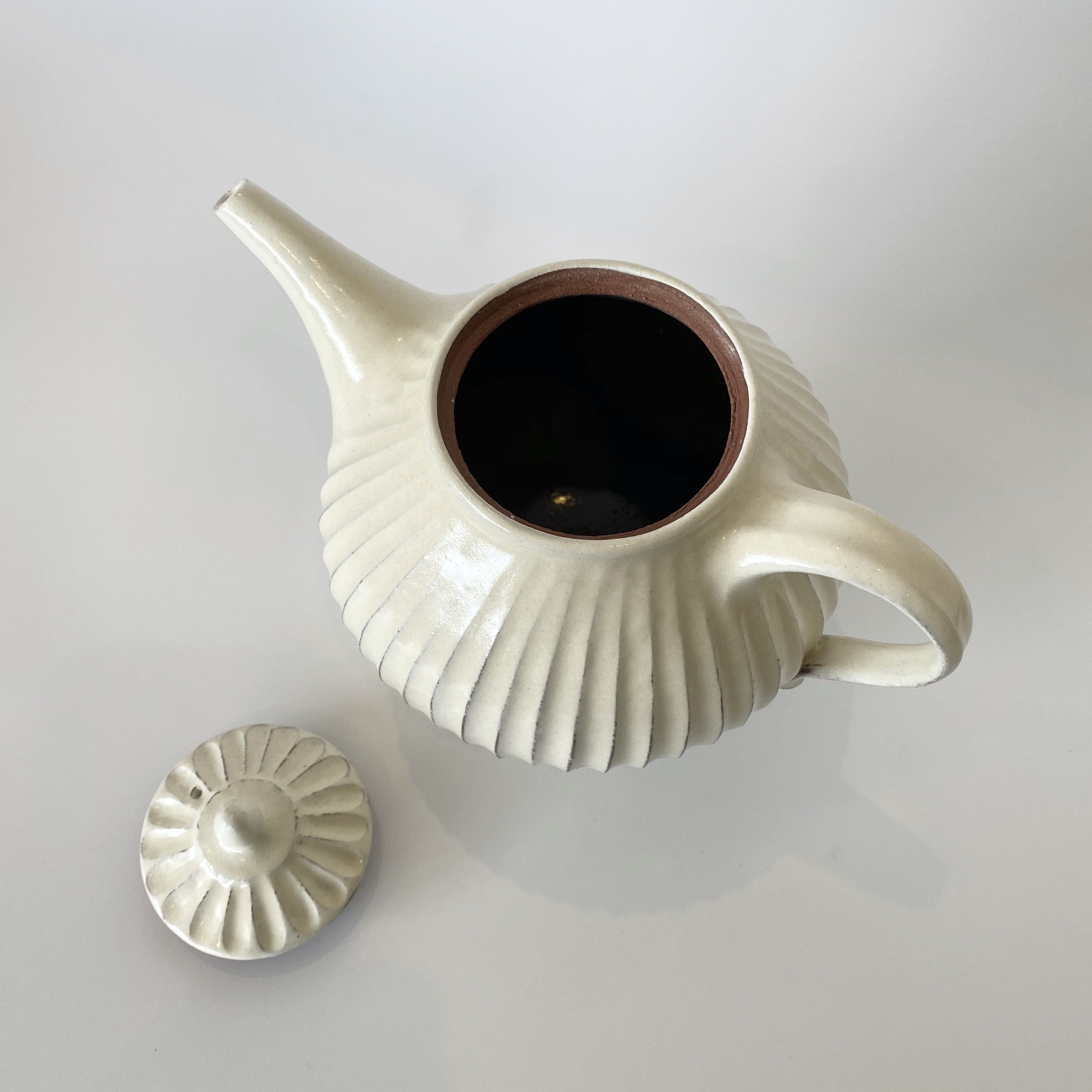 新品！後藤義国 しのぎポット急須 梅皿 カップ5点セット 後藤義国 鎬ポット/L (02) | G plus two naughts