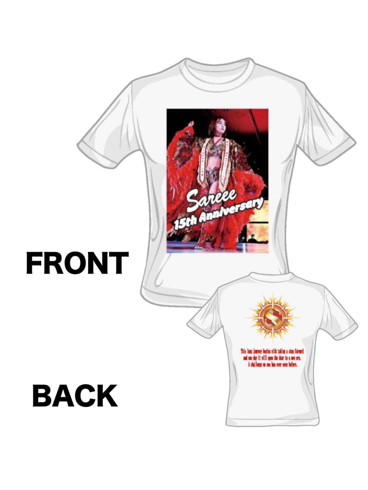 Sareee　デビュー15周年記念Tシャツ　Lサイズ　＆大会パンフレット fit=scale-down,w=1200