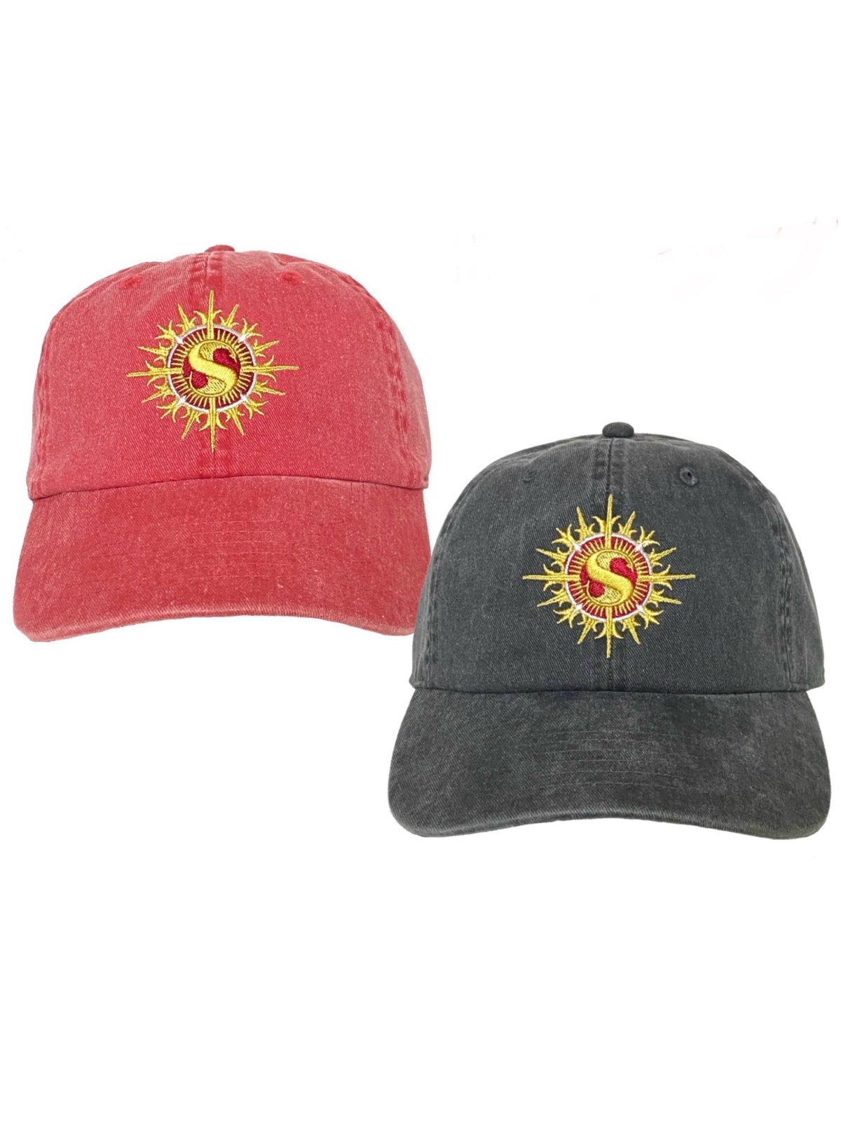 オリジナルベースボールキャップ【RED/BLACK】【入荷次第発送 