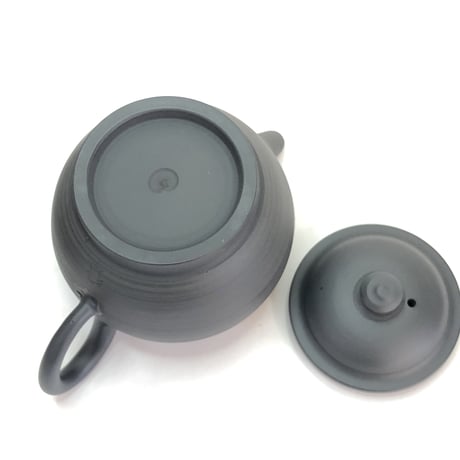 伊藤雅風 Gafu Ito 黒マット 印籠蓋 後手急須　ST0165