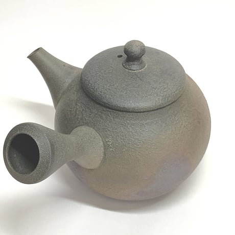 千葉光広 Mitsuhiro Chiba 焼き締め ノタ打ち窯変 急須　ST0194