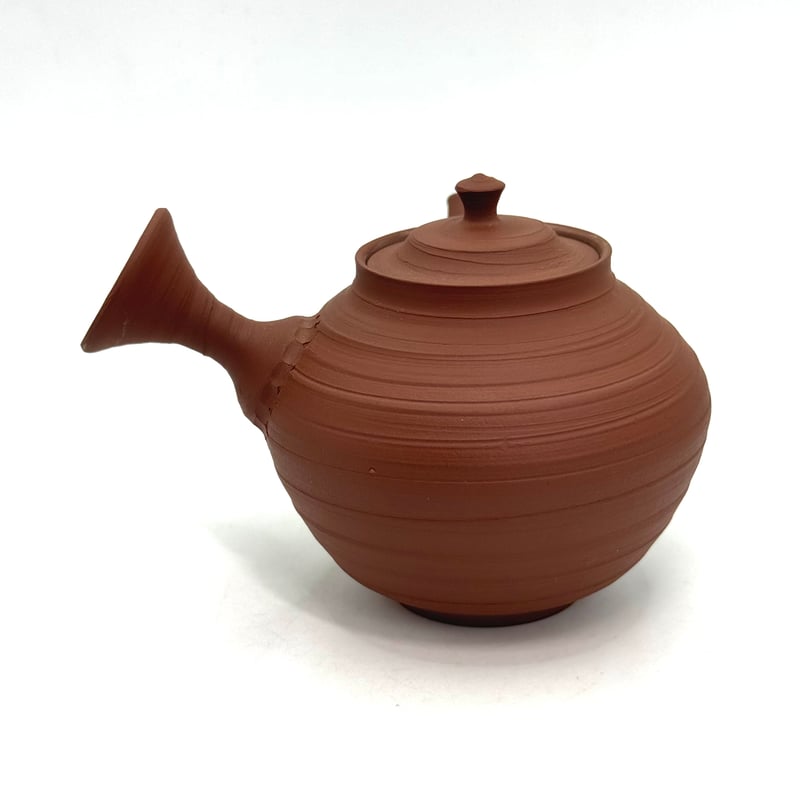 中川貴了 Takanori Nakagawa 本朱泥 急須 ST0887 | TOKONAME