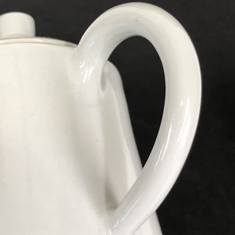 千葉光広 Mitsuhiro Chiba 透明釉 筒形 印籠蓋 後手急須　ST0184