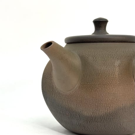甚秋  伊藤成二  Jinshu  Seiji Ito  嵐絞り茶壺　ST1089