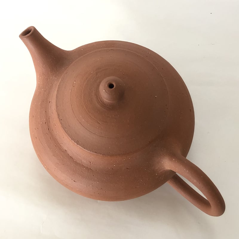 前川淳蔵 Junzo Maekawa 本朱泥 印籠蓋 後手急須 ST0034 | TOKONA