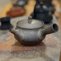 谷川仁 Hitoshi Tanikawa 炭化金葉 茶注　ST0934