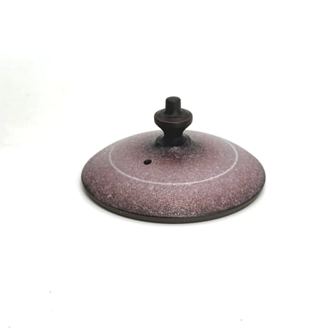 鯉江廣 Hiroshi Koie  あけぼの彩 白ライン文 茶注 木箱入　ST0984