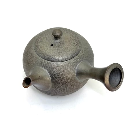 千葉光広 Mitsuhiro Chiba 窯変 鉄化粧 丸型急須　ST1139