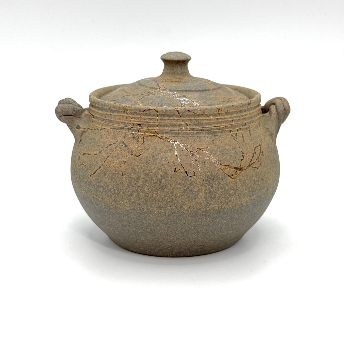 谷川仁 Hitoshi Tanikawa 炭化藻掛け 宝瓶 ST0851 | TOKONAM