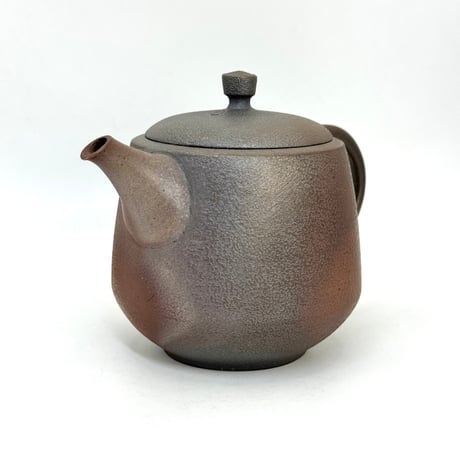 千葉光広 Mitsuhiro Chiba 窯変 鉄化粧 後手急須　ST1068