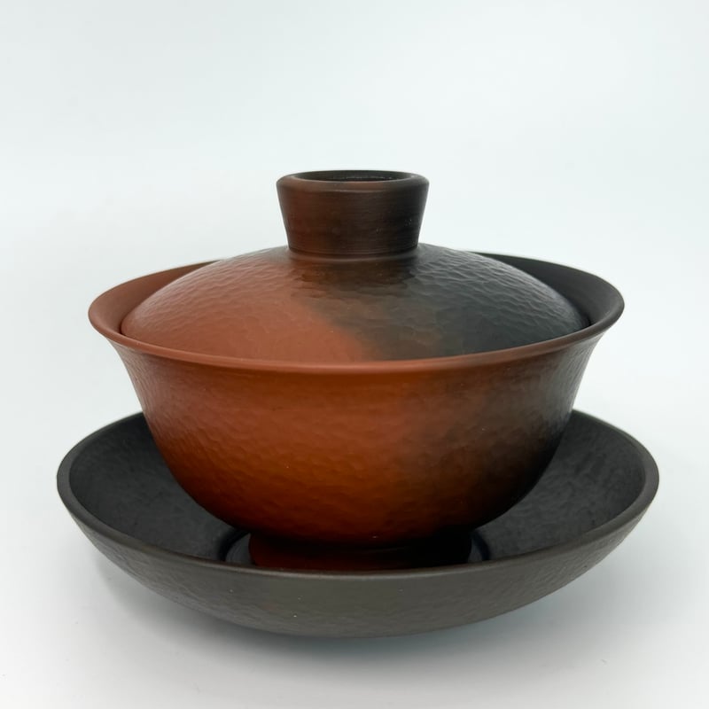 村田益規 Yoshiki Murata 窯変 蓋碗 皿付 ST0790 | TOKONAME