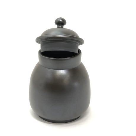 伊藤雅風 Gafu Ito 黒泥 茶心壷 　ST0339