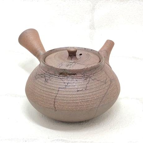北條 Hokujo 焼き締め 藻掛け 茶注　ST0443