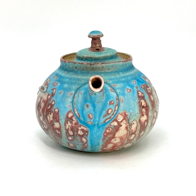 山田想 So Yamada 青 後手急須 木箱入 ST1015 | TOKONAME