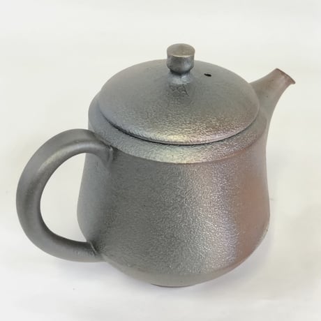 千葉光広 Mitsuhiro Chiba 焼き締め  窯変 ノタ打ち 後手急須　ST0299