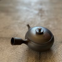 藤田德太 Tokuta Fujita 窯変平丸急須　ST0751