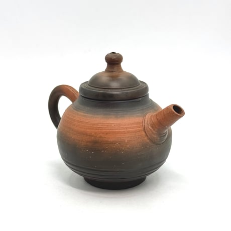 村越風月 Fugetsu Murakoshi 梨皮窯変 茶銚 木箱入　ST1135