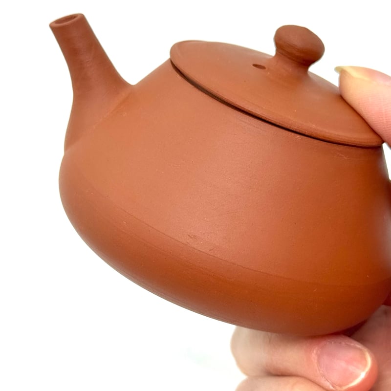 山田陶山 Tozan Yamada 朱泥 後手茶注 ST0964 | TOKONAME ISO