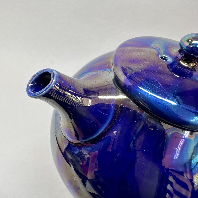 都築豊 Yutaka Tsuzuki 艶急須 後手 蒼玉(サファイア)ST0592 都築豊 Yutaka Tsuzuki 艶急須 後手 蒼玉(サファイア)ST0592