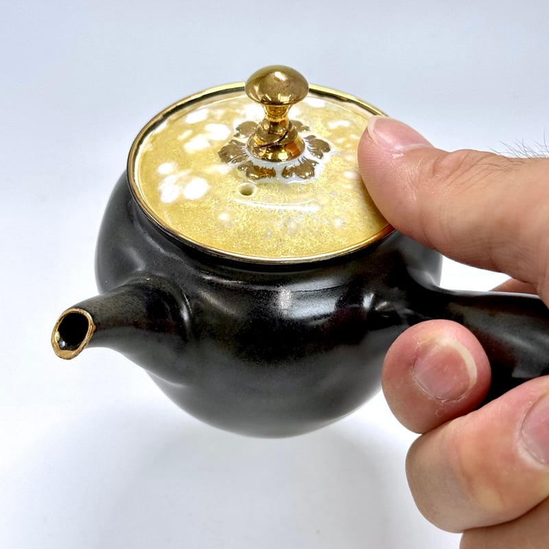 急須台  染附   唐子204 急須 染付竹 急須 横手急須 - Sazen Tea