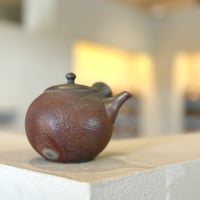 千葉光広 Mitsuhiro Chiba 窯変鉄化粧丸型急須　ST0765