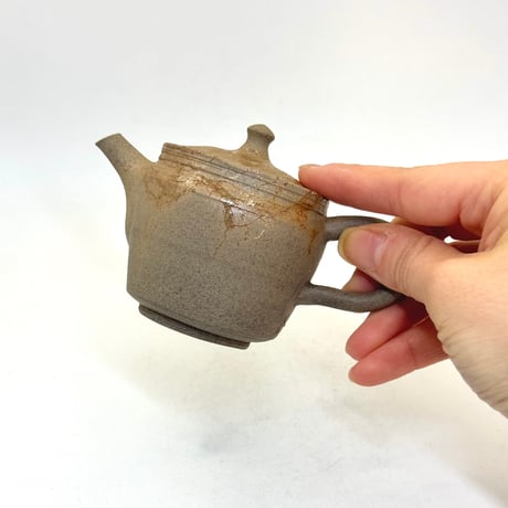 谷川仁 Hitoshi Tanikawa 炭化藻掛け 茶銚　ST1131