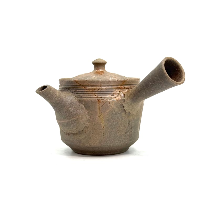 谷川仁 Hitoshi Tanikawa 炭化藻掛け 茶注 ST1005 | TOKONAME