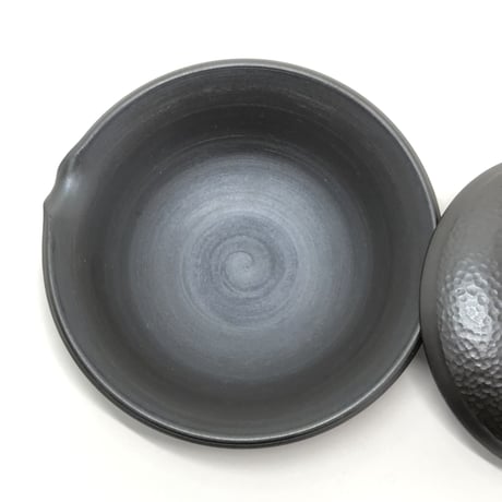 伊藤雅風 Gafu Ito 黒泥 打出紋 絞り出し　ST0260