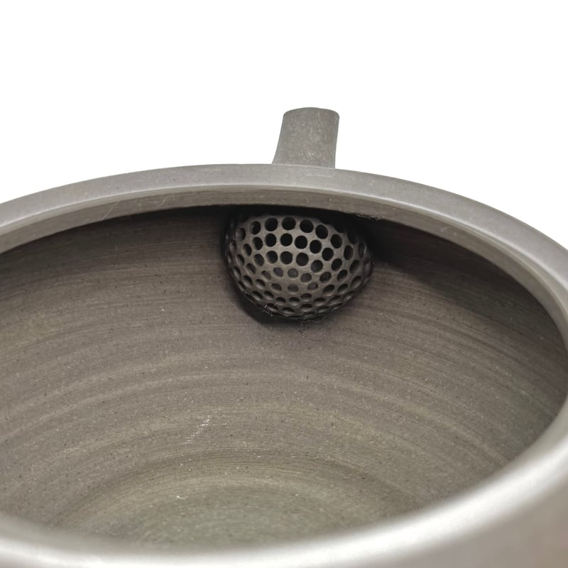 水野博之 Hiroyuki Mizuno 窯変白藻焼急須(平) ST0853 | TOKONA