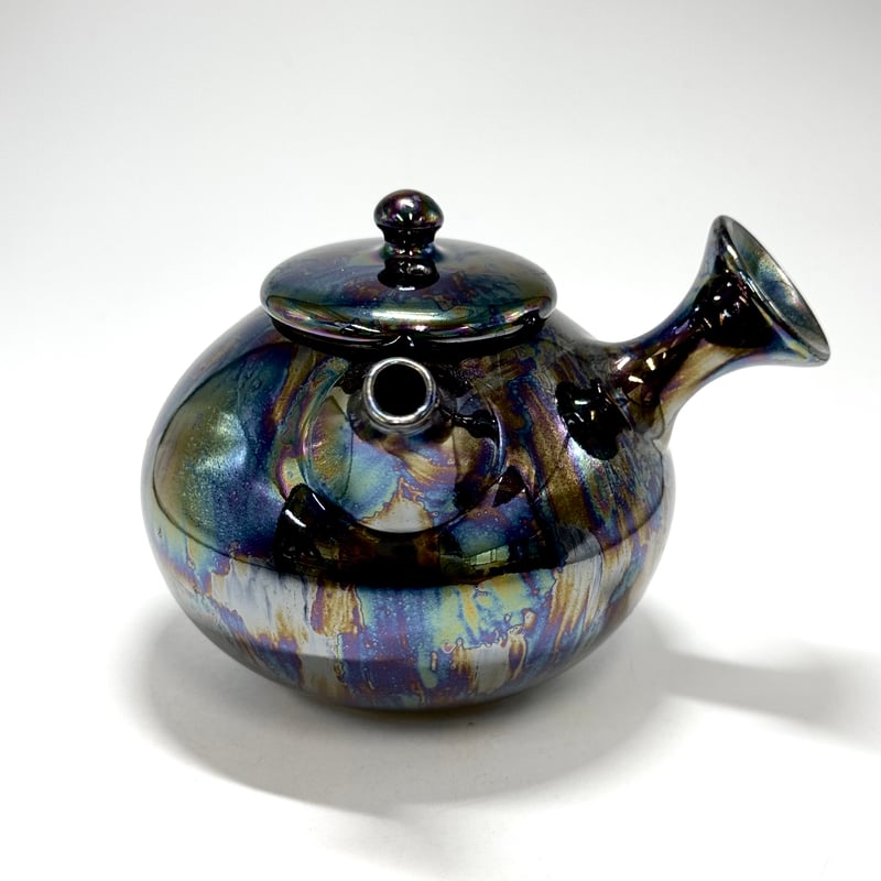 都築豊 Yutaka Tsuzuki 艶急須 横手 黒 ST0933 | TOKONAME I