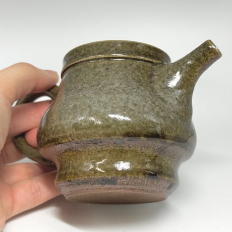 小北條 Kohokujo 灰釉 急須 　ST0849