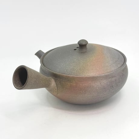 水野陽景 Yokei Mizuno  窯変焼締 平袋型小茶注　ST1128