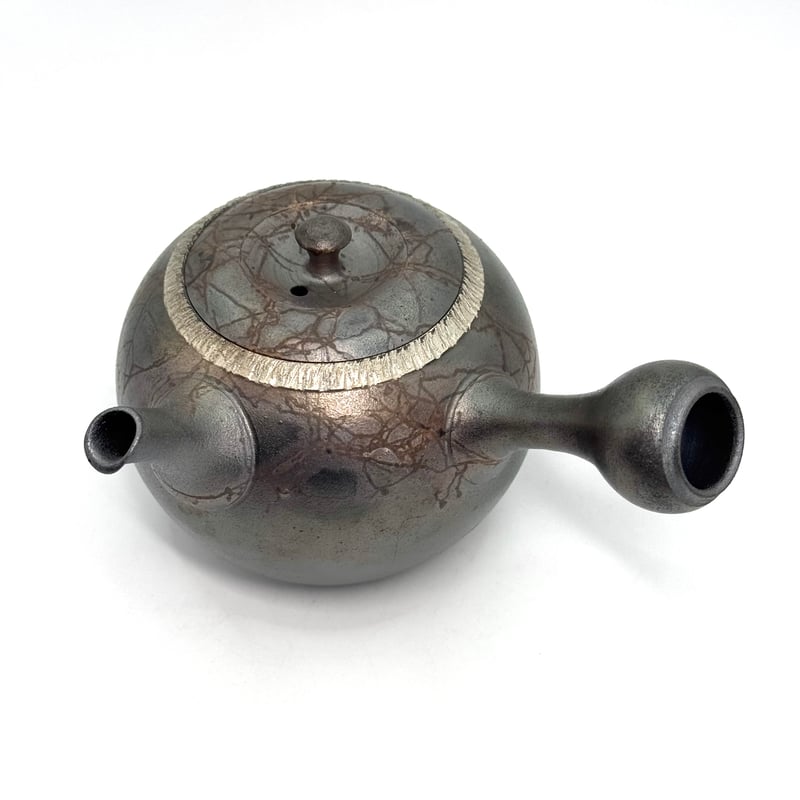 藤田德太 Tokuta Fujita 藻掛 飛鉋 銀彩 急須 ST1030 | TOKONAM