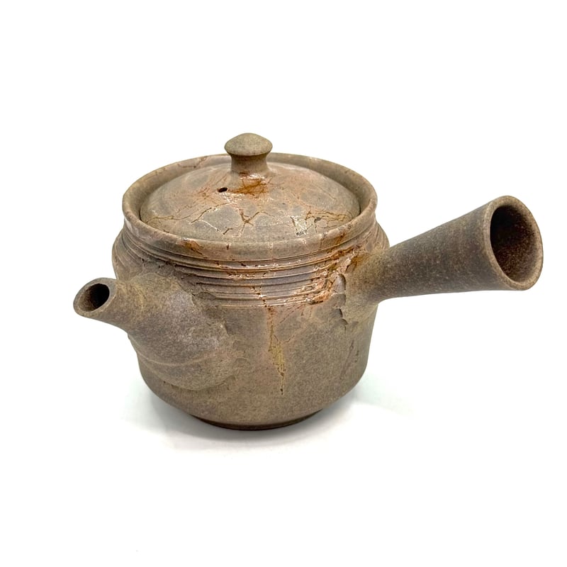 谷川仁 Hitoshi Tanikawa 炭化藻掛け 茶注 ST1005 | TOKONAME