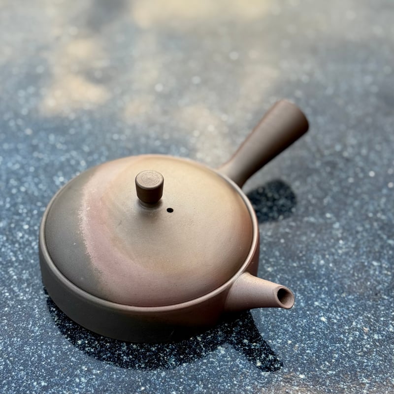 御深井　急須　両口　発掘品　骨董　古玩 甚秋 伊藤成二 Jinshu Seiji Ito 窯変 極平急須 ST0966 |